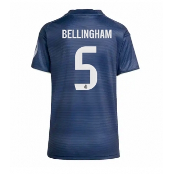 Billige Fotballdrakt Real Madrid Jude Bellingham #5 Replika Bortedrakt Dame 2025-26 Kortermet